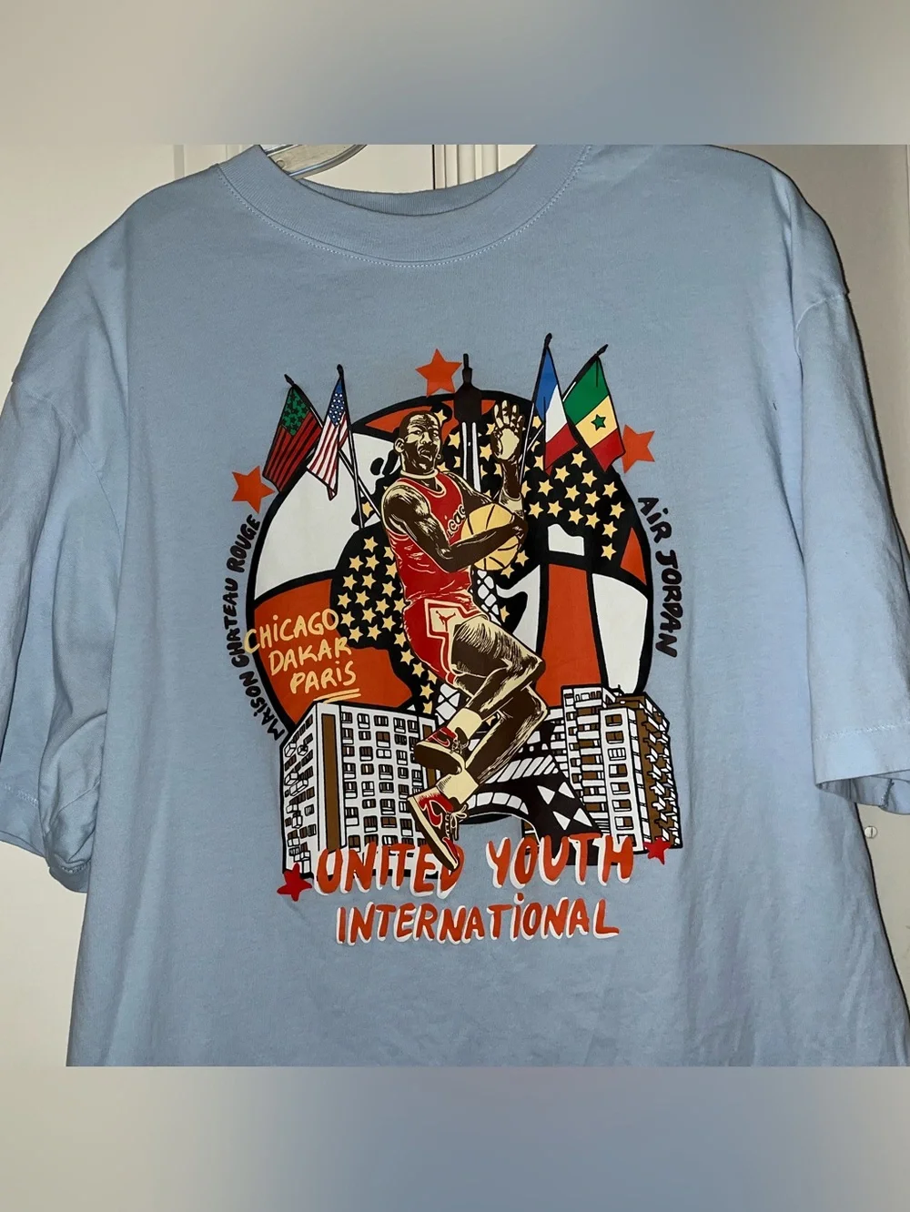 Nike Air Jordan Mason Chateau Rough United Youth International T-Shirt M